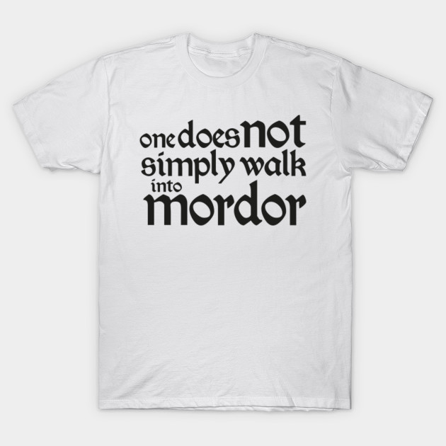 One does not simply -black